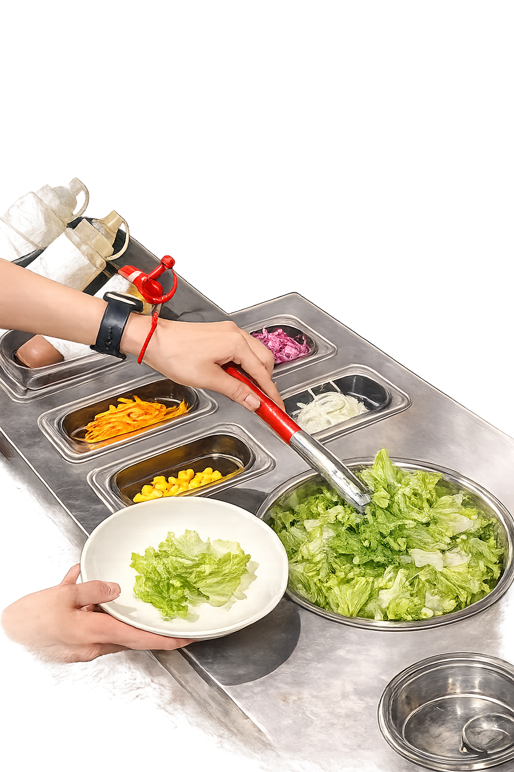 All-you-can-eat salad bar at I'm Hungry 454